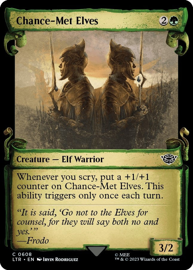 Image for Chance-Met Elves (Showcase Scrolls) (608) (LTR) - Magic: The Gathering