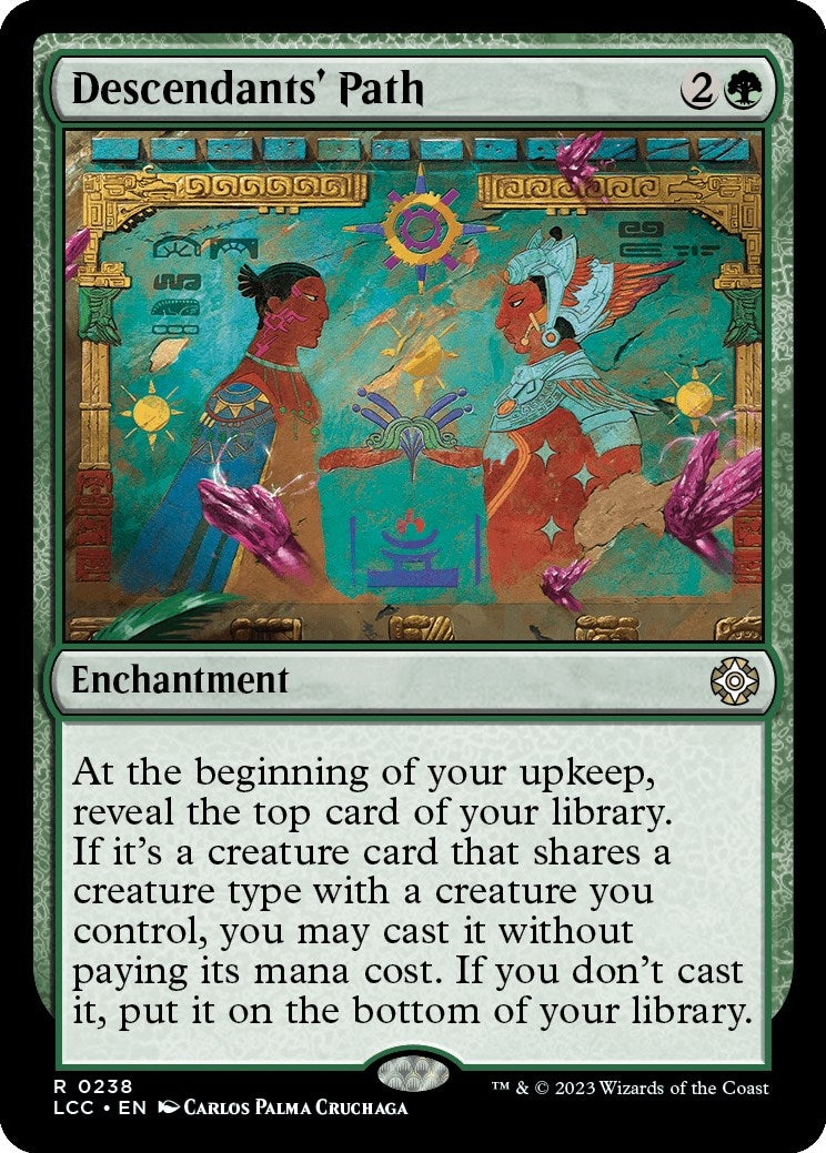 Image for Descendants' Path (238) (LCC) - Magic: The Gathering