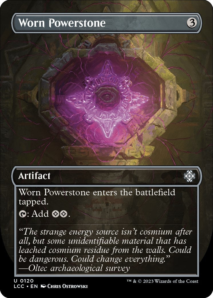 Image for Worn Powerstone (Borderless) (120) (LCC) - Magic: The Gathering