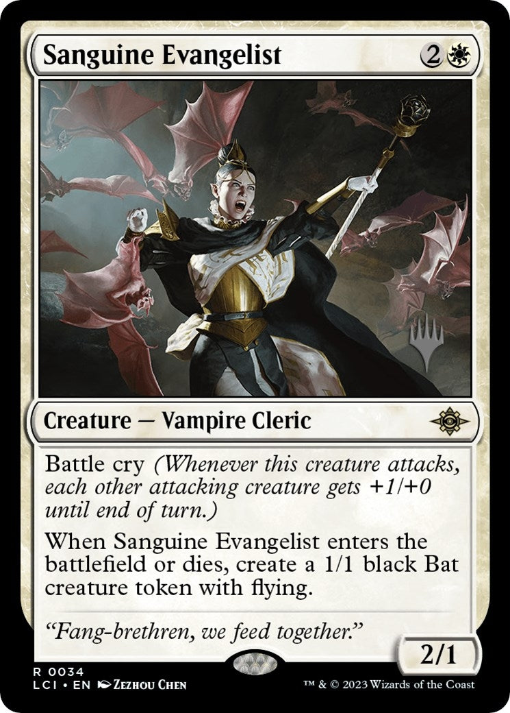 Image for Sanguine Evangelist (34) (PPLCI) - Magic: The Gathering