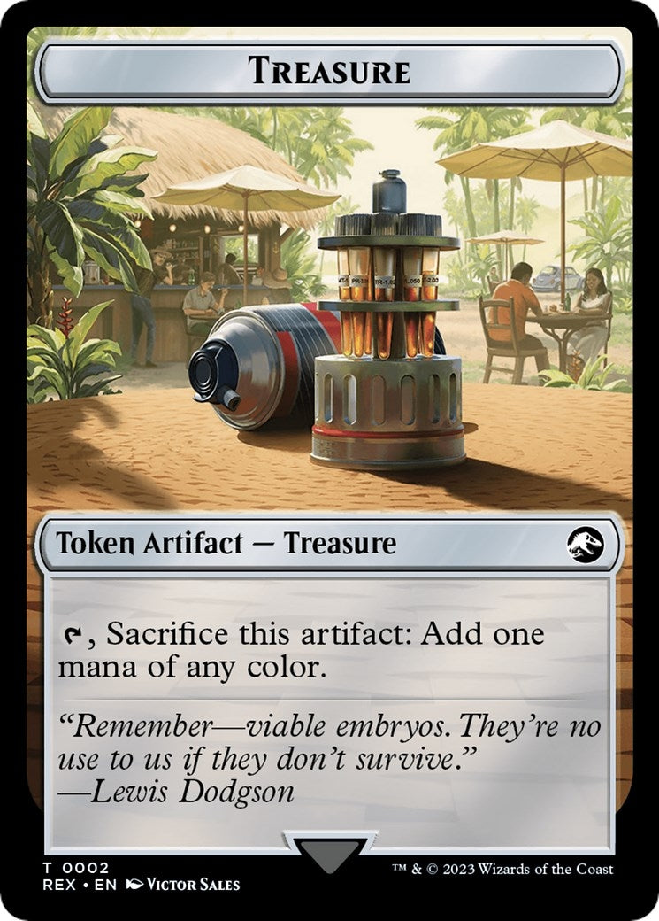 Image for Treasure Token (2) (REX) - Magic: The Gathering