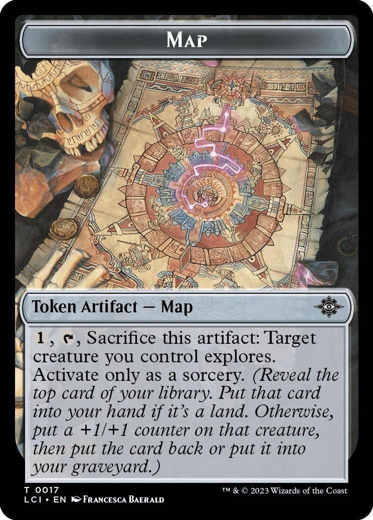 Image for Map // Gnome Soldier Double-Sided Token (17 // 3) (LCI) - Magic: The Gathering