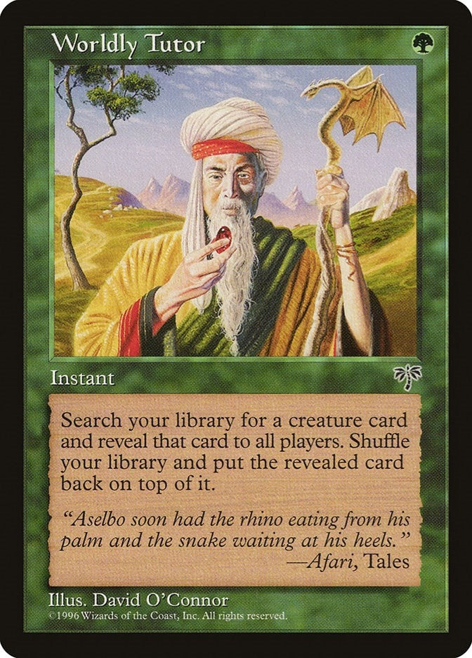 Worldly Tutor (MIR) French