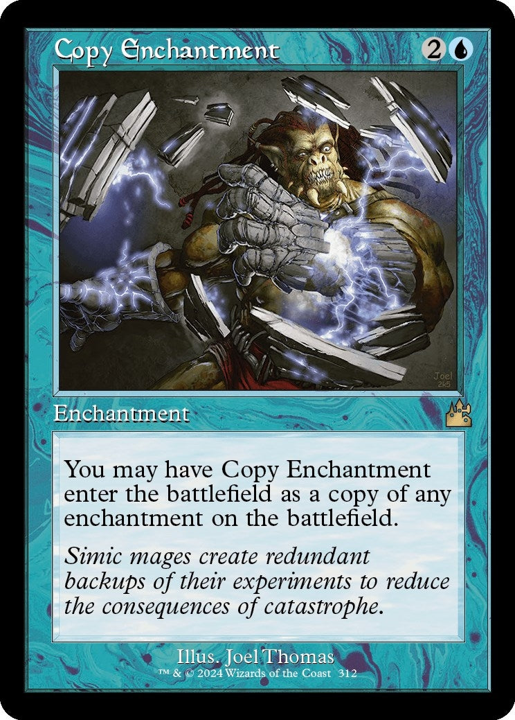 Image for Copy Enchantment (Retro Frame) (312) (RVR) - Magic: The Gathering