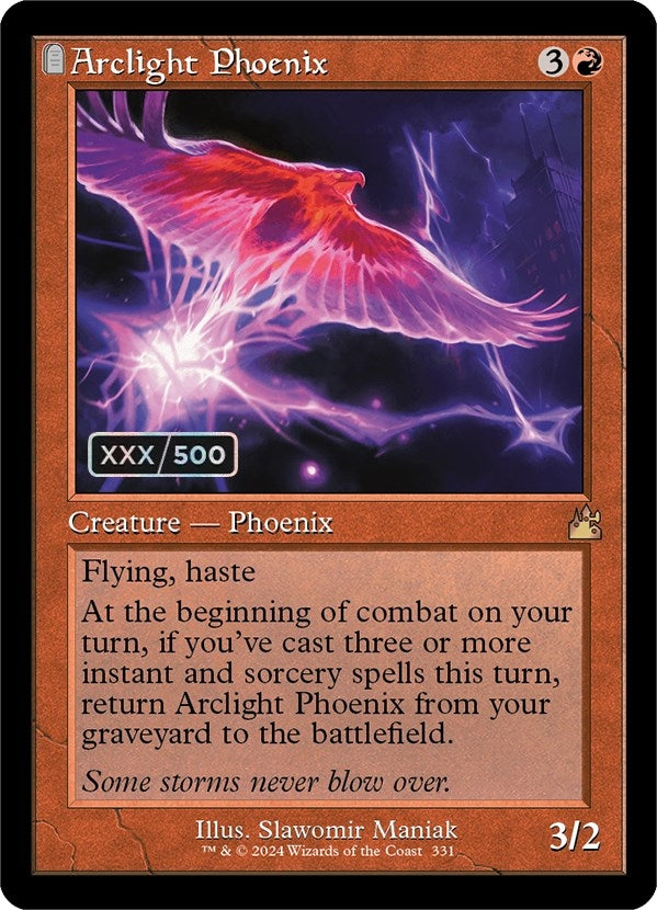 Image for Arclight Phoenix (Retro Frame) (Serial Numbered) (331) (RVR) - Magic: The Gathering