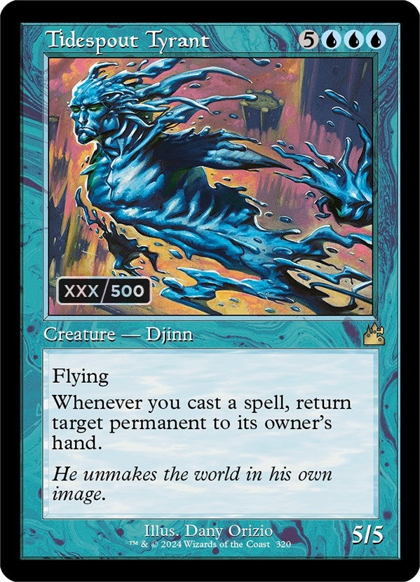 Image for Tidespout Tyrant (Retro Frame) (Serial Numbered) (320) (RVR) - Magic: The Gathering