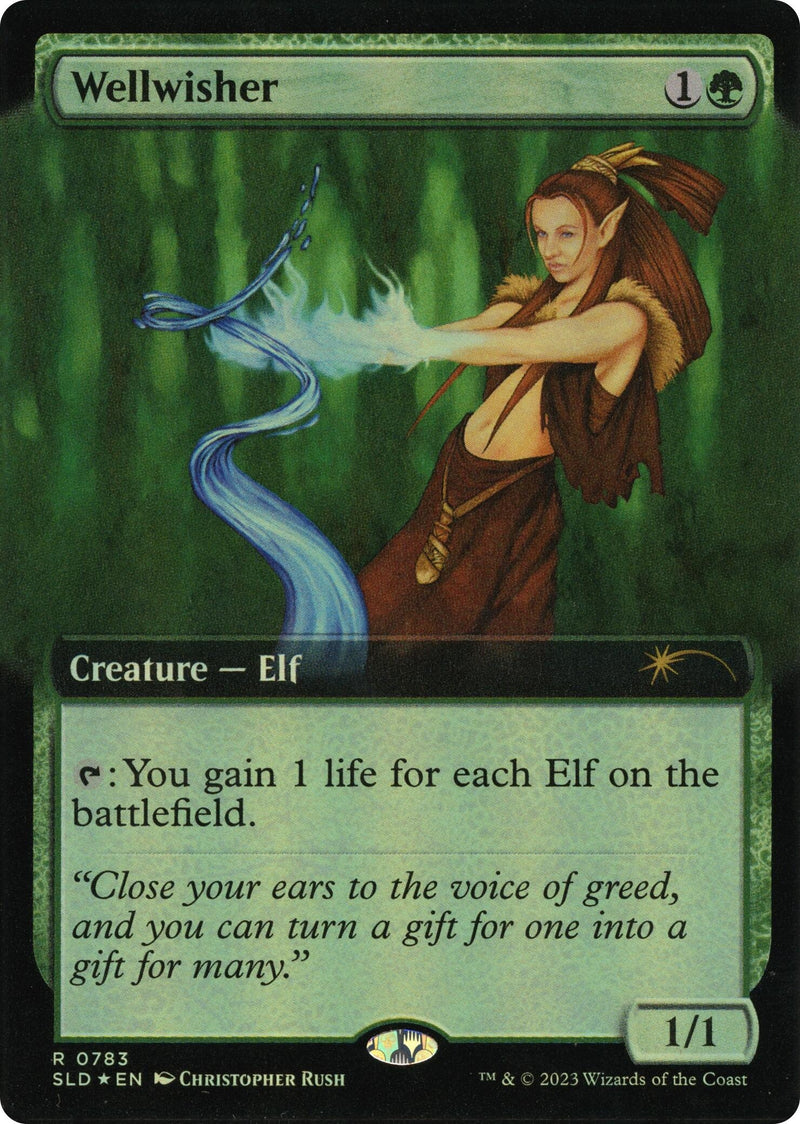 Image for Wellwisher (Extended Art) (783) (SLD) - Magic: The Gathering