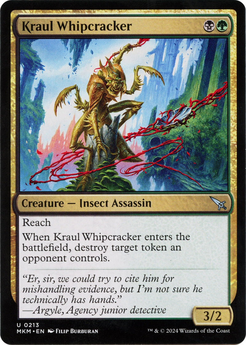 Image for Kraul Whipcracker (a) (213) (MKM) - Magic: The Gathering