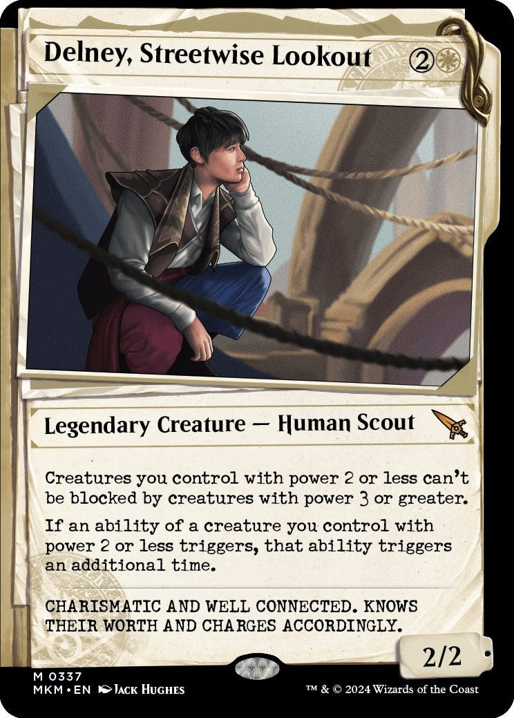Image for Delney, Streetwise Lookout (Showcase) (337) (MKM) - Magic: The Gathering