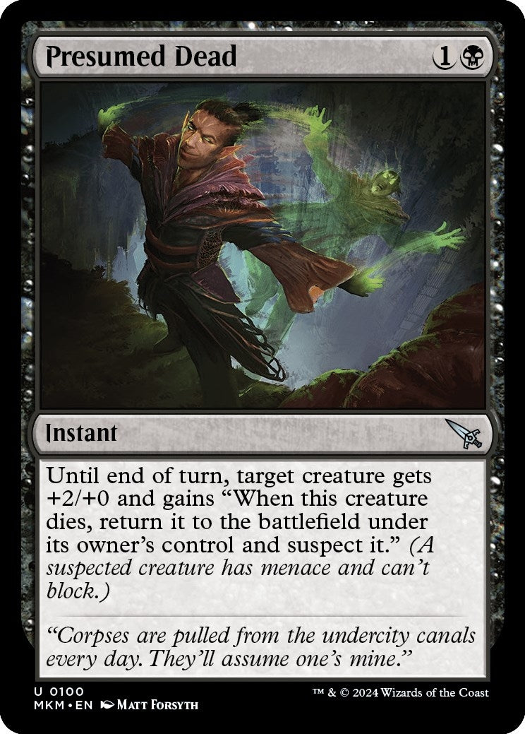 Image for Presumed Dead (100) (MKM) - Magic: The Gathering