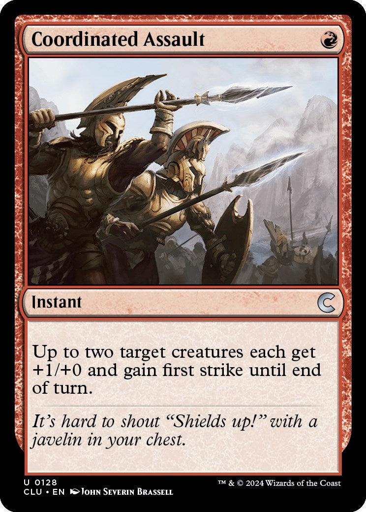 Image for Coordinated Assault (128) (CLU) - Magic: The Gathering