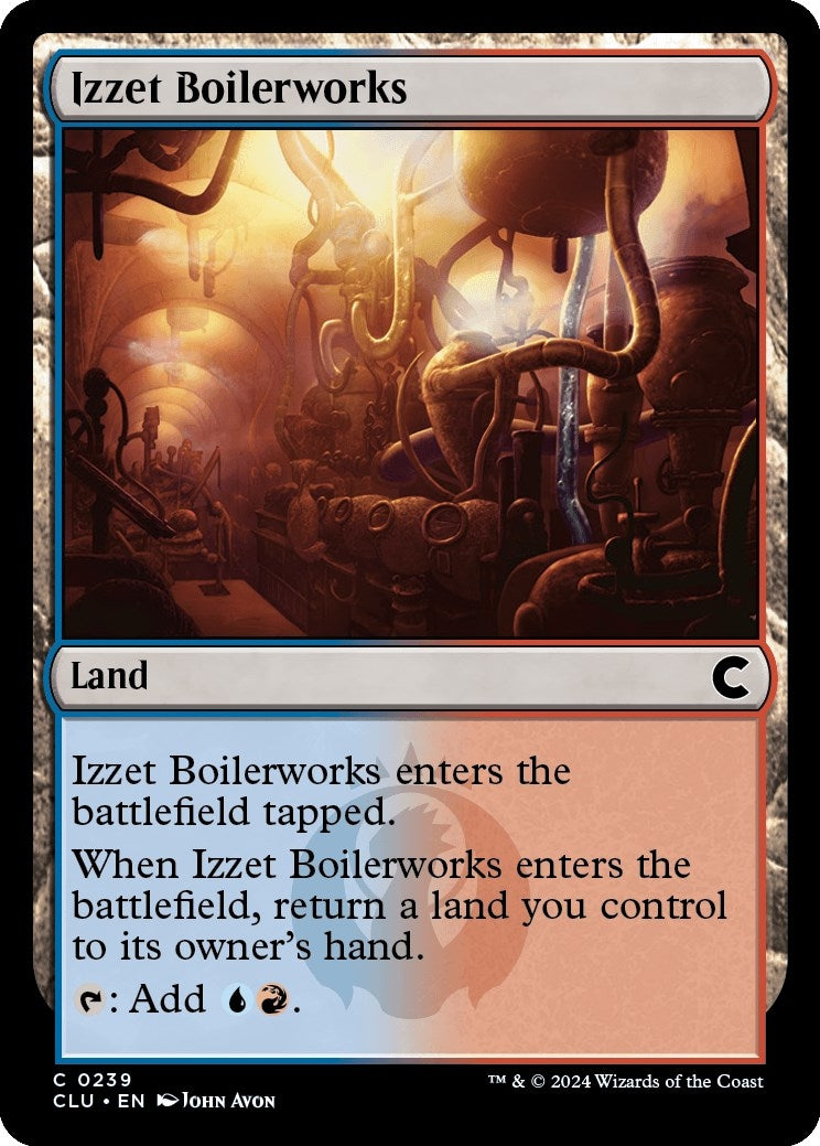 Image for Izzet Boilerworks (239) (CLU) - Magic: The Gathering