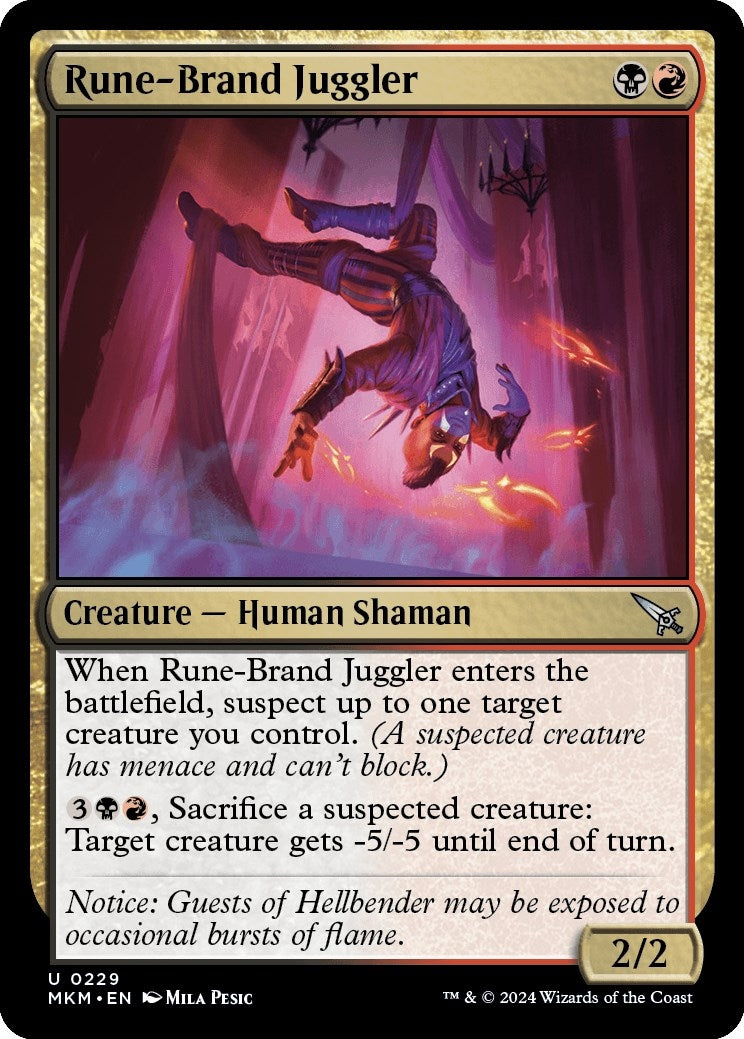 Image for Rune-Brand Juggler (229) (MKM) - Magic: The Gathering