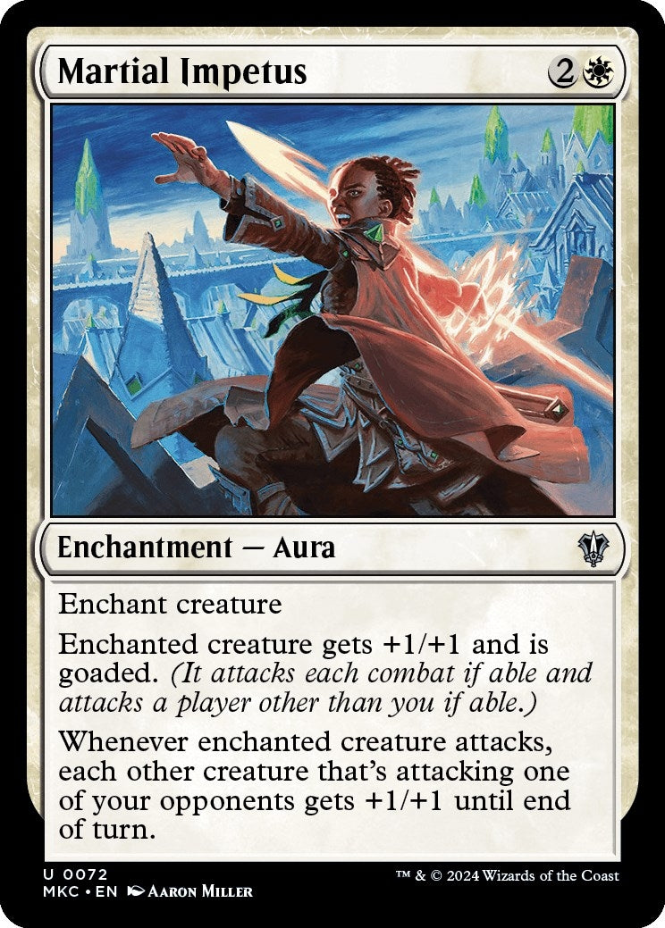 Image for Martial Impetus (72) (MKC) - Magic: The Gathering