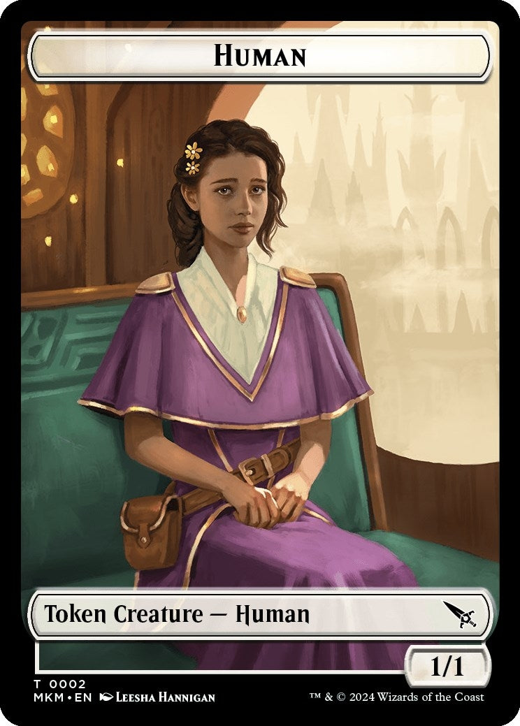 Image for Human // Soldier Double-Sided Token (2 // 3) (MKC) - Magic: The Gathering