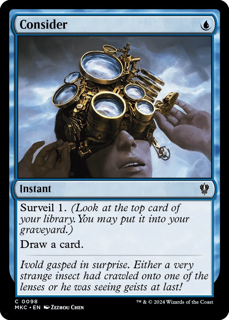 Image for Consider (98) (MKC) - Magic: The Gathering