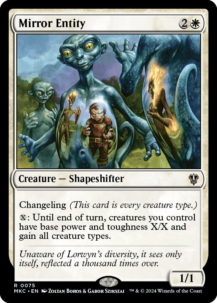 Image for Mirror Entity (75) (MKC) - Magic: The Gathering