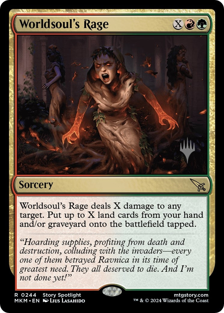 Image for Worldsoul's Rage (244) (PPMKM) - Magic: The Gathering