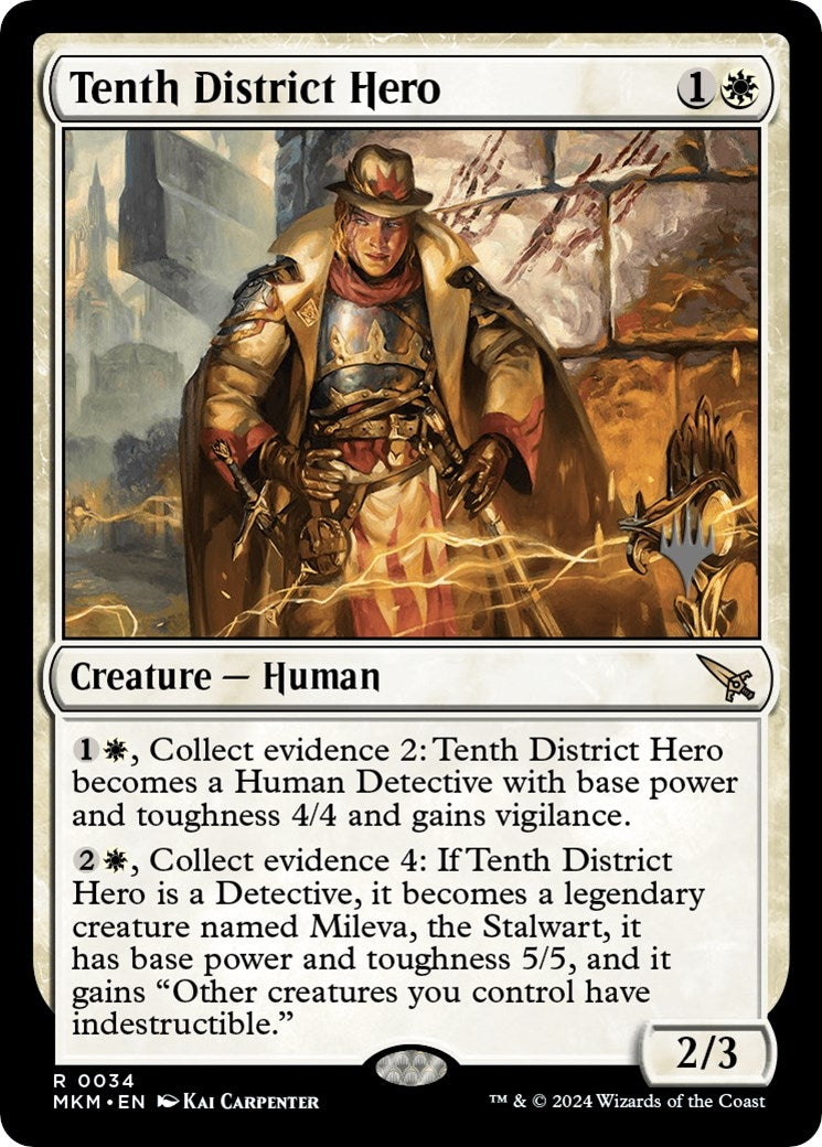 Image for Tenth District Hero (34) (PPMKM) - Magic: The Gathering