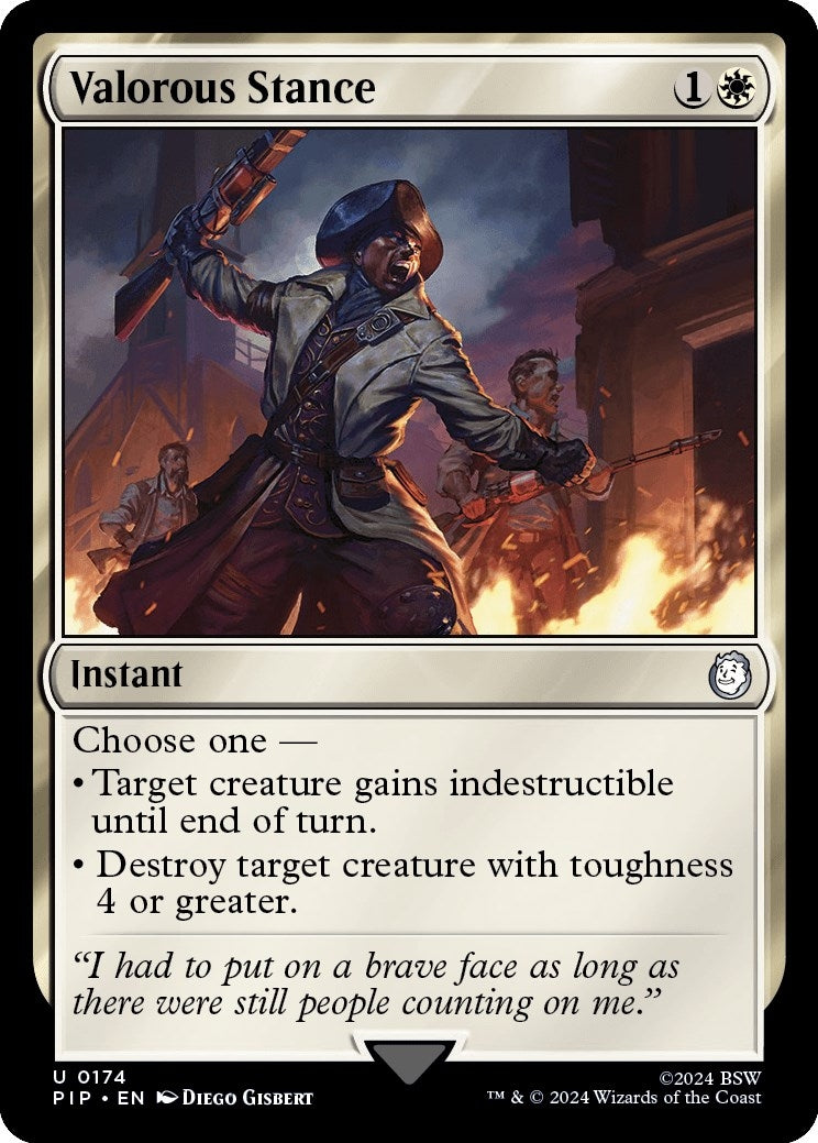 Image for Valorous Stance (174) (PIP) - Magic: The Gathering