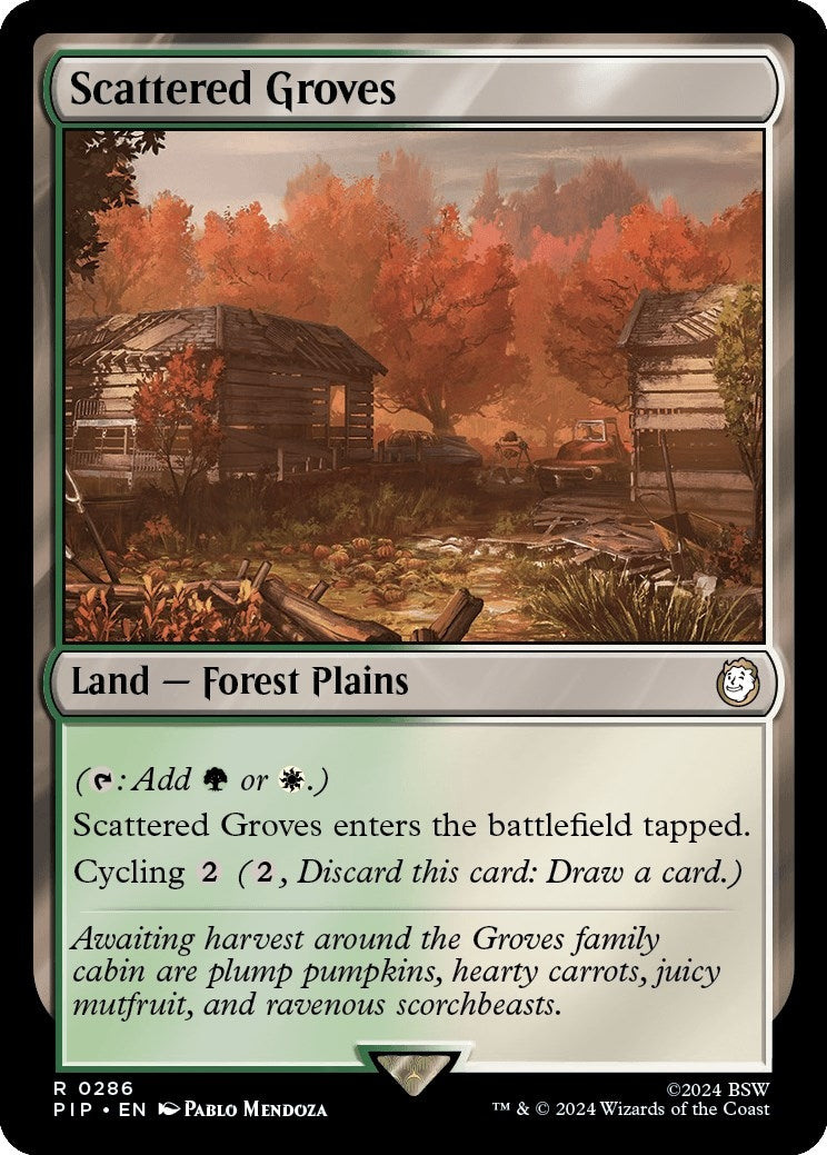Image for Scattered Groves (286) (PIP) - Magic: The Gathering