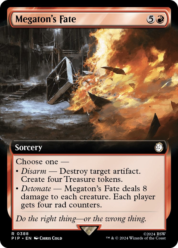 Image for Megaton's Fate (Extended Art) (388) (PIP) - Magic: The Gathering