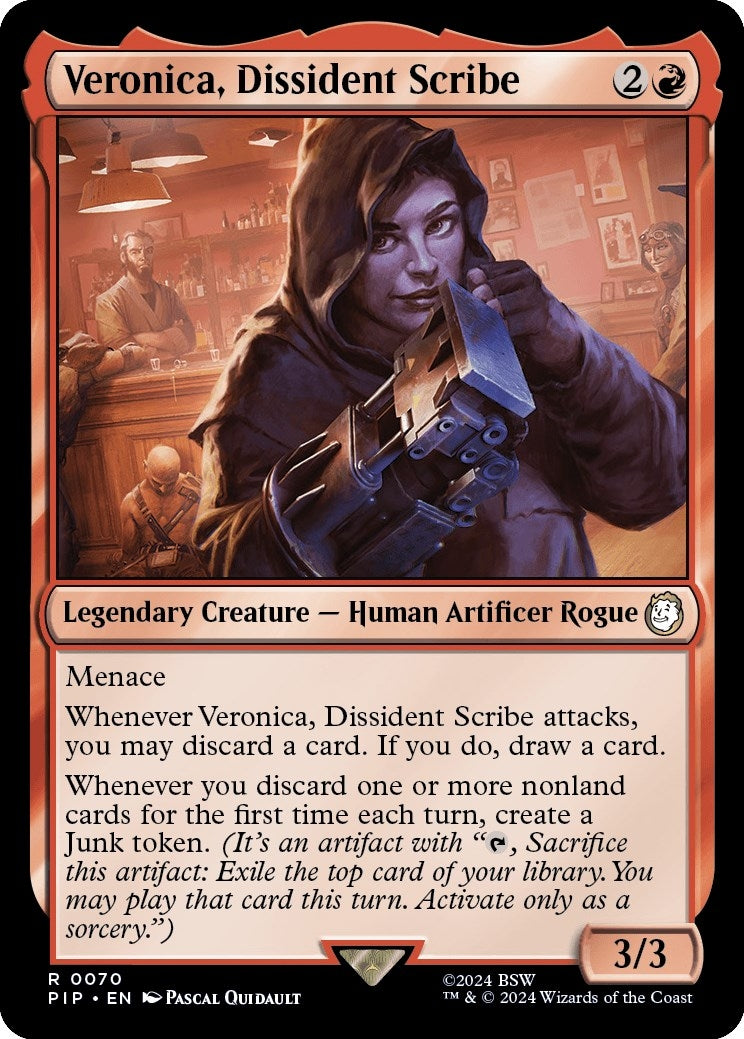 Image for Veronica, Dissident Scribe (70) (PIP) - Magic: The Gathering