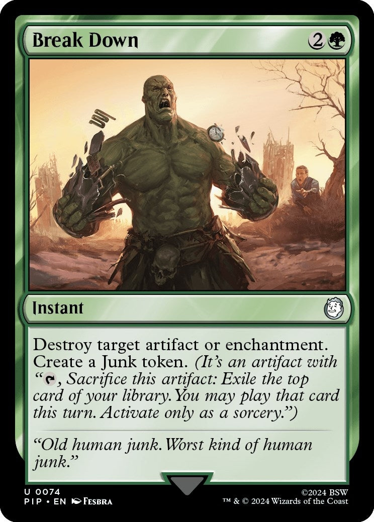 Image for Break Down (74) (PIP) - Magic: The Gathering