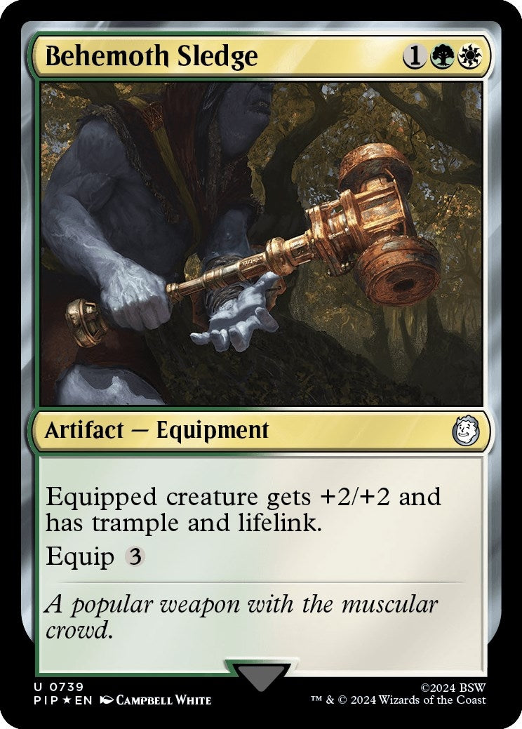 Image for Behemoth Sledge (Surge Foil) (739) (PIP) - Magic: The Gathering
