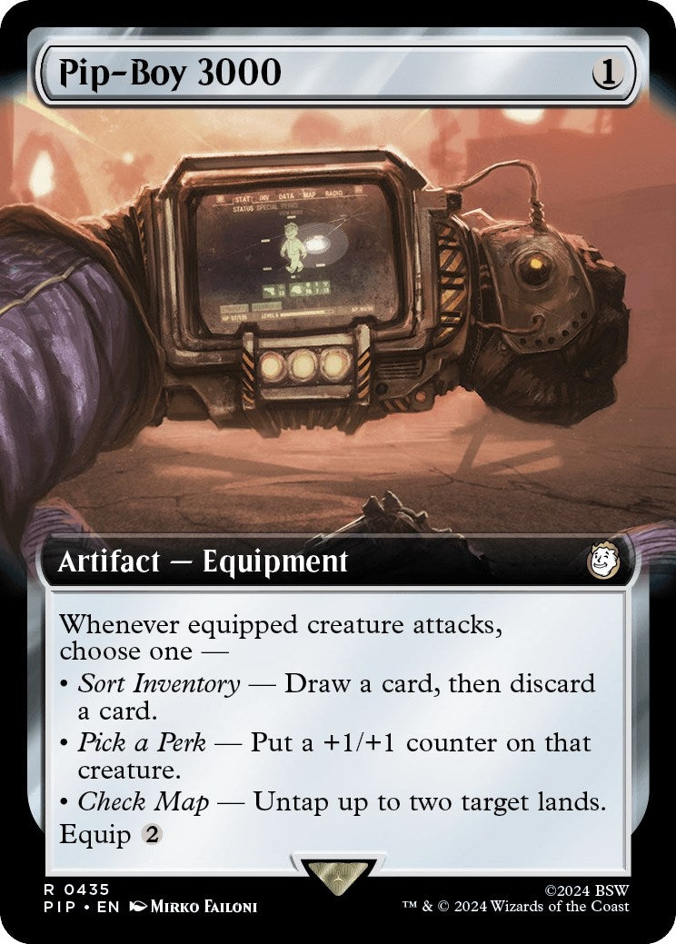 Image for Pip-Boy 3000 (Extended Art) (435) (PIP) - Magic: The Gathering