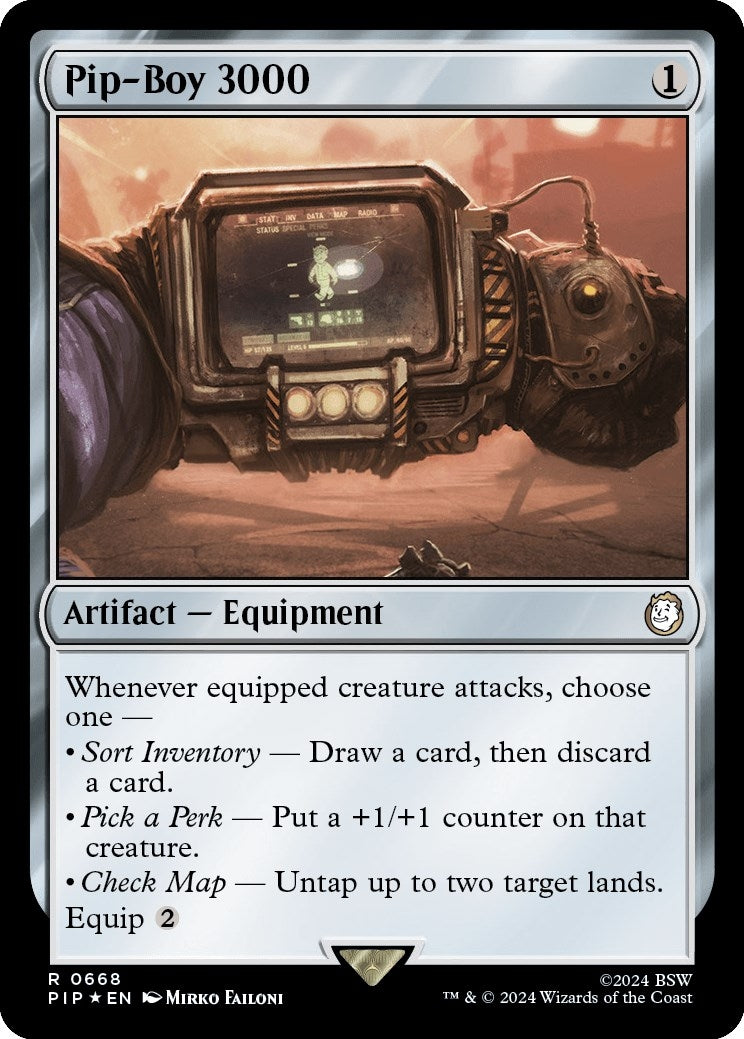 Image for Pip-Boy 3000 (Surge Foil) (668) (PIP) - Magic: The Gathering