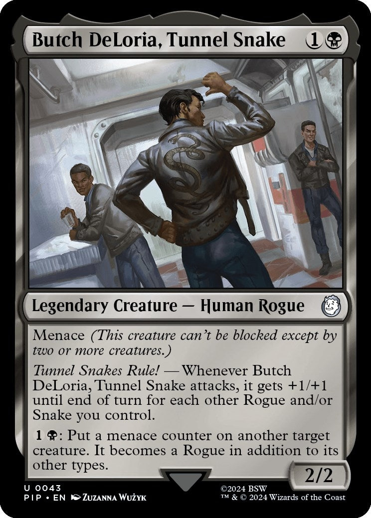Image for Butch DeLoria, Tunnel Snake (43) (PIP) - Magic: The Gathering