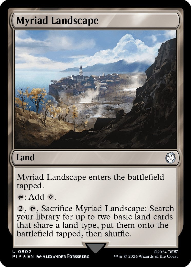 Image for Myriad Landscape (Surge Foil) (802) (PIP) - Magic: The Gathering
