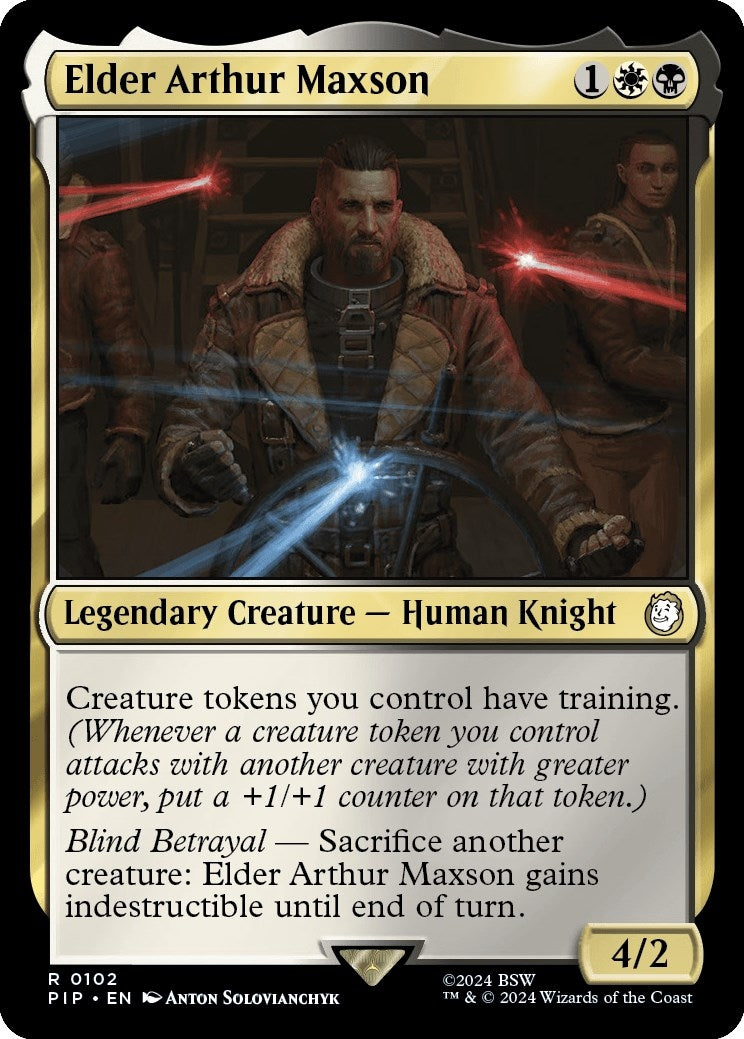 Image for Elder Arthur Maxson (102) (PIP) - Magic: The Gathering