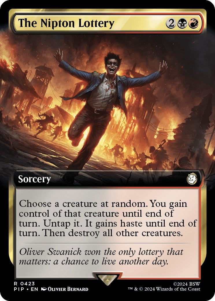 Image for The Nipton Lottery (Extended Art) (423) (PIP) - Magic: The Gathering