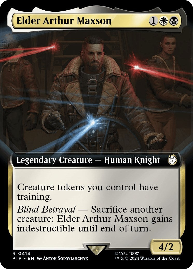 Image for Elder Arthur Maxson (Extended Art) (413) (PIP) - Magic: The Gathering