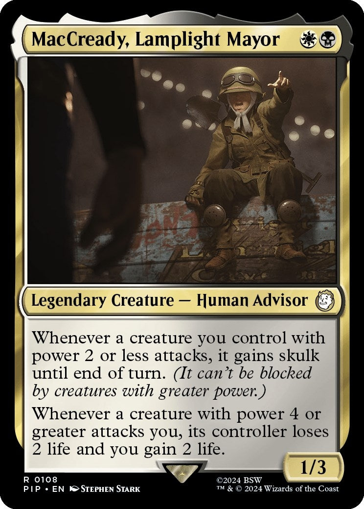 Image for MacCready, Lamplight Mayor (108) (PIP) - Magic: The Gathering