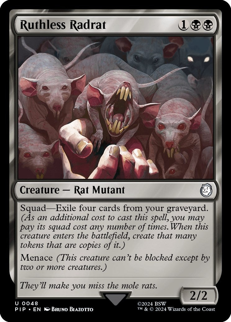 Image for Ruthless Radrat (48) (PIP) - Magic: The Gathering