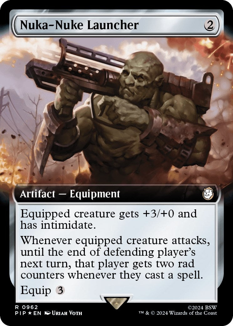 Image for Nuka-Nuke Launcher (Extended Art) (Surge Foil) (962) (PIP) - Magic: The Gathering