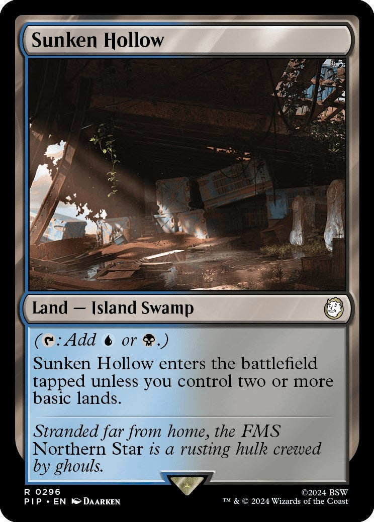 Image for Sunken Hollow (296) (PIP) - Magic: The Gathering