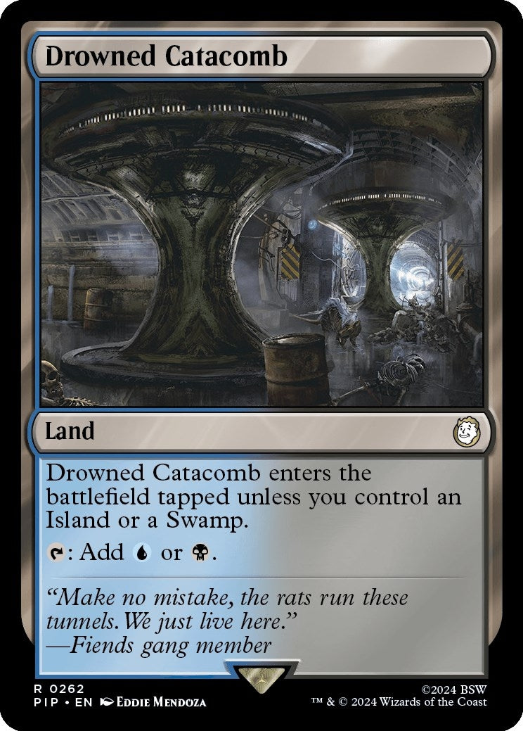Image for Drowned Catacomb (262) (PIP) - Magic: The Gathering