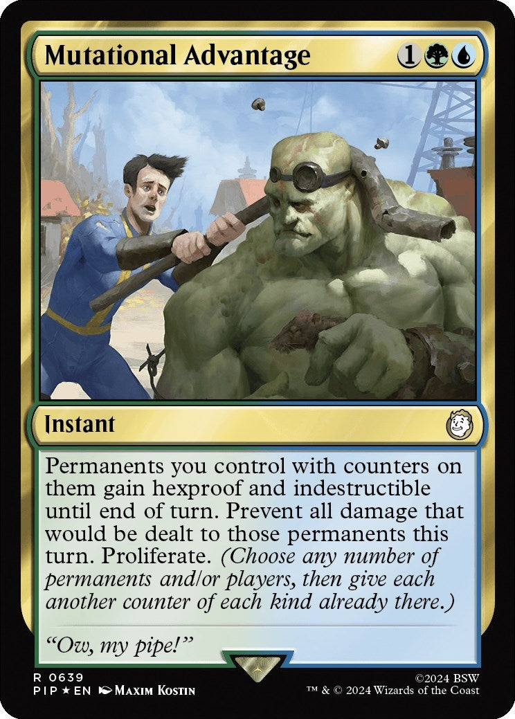 Image for Mutational Advantage (Surge Foil) (639) (PIP) - Magic: The Gathering