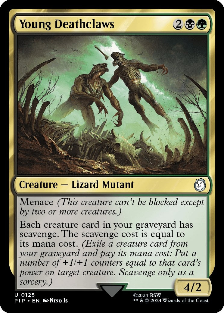 Image for Young Deathclaws (125) (PIP) - Magic: The Gathering