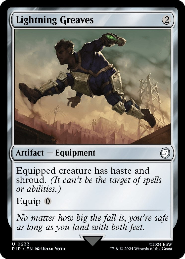 Image for Lightning Greaves (233) (PIP) - Magic: The Gathering