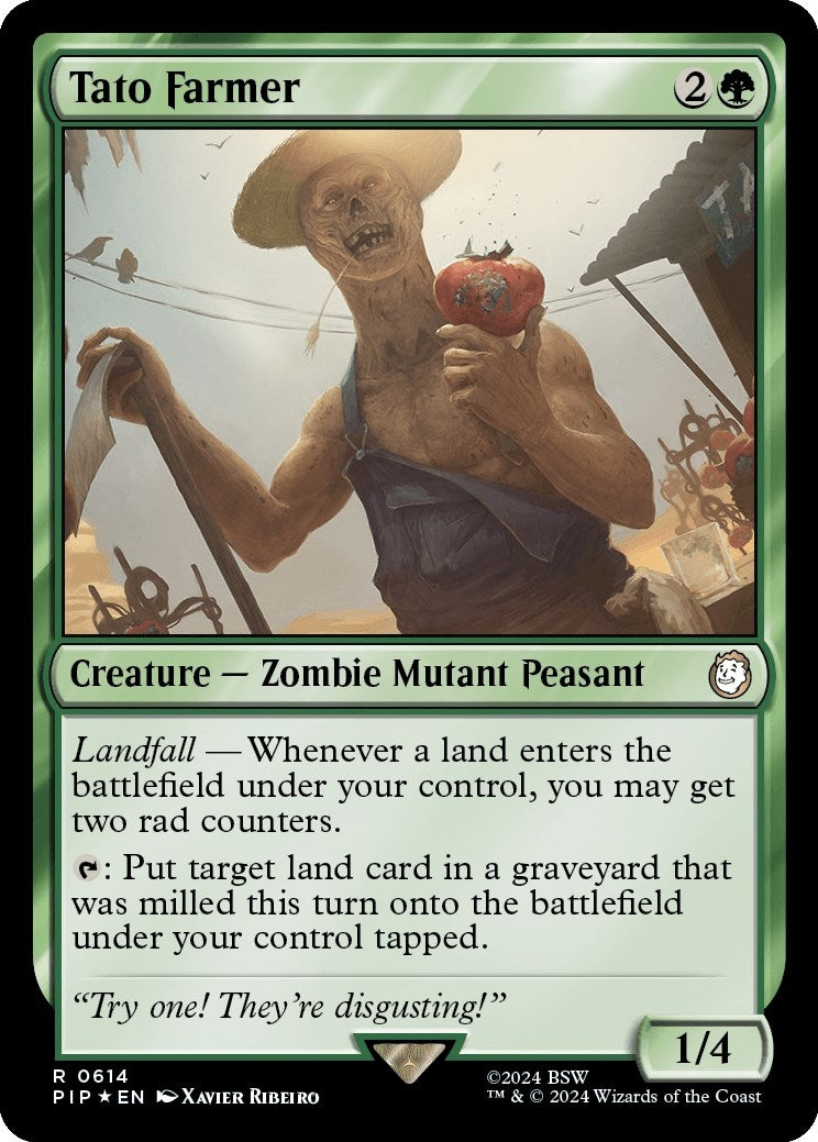 Image for Tato Farmer (Surge Foil) (614) (PIP) - Magic: The Gathering