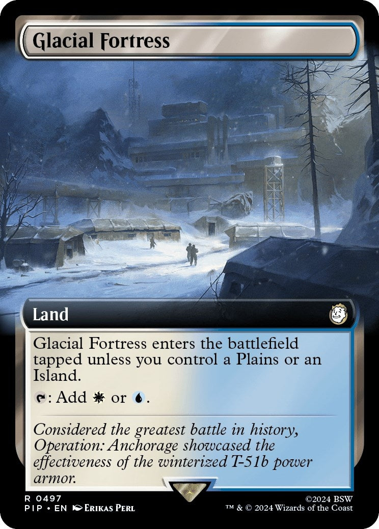 Image for Glacial Fortress (Extended Art) (497) (PIP) - Magic: The Gathering