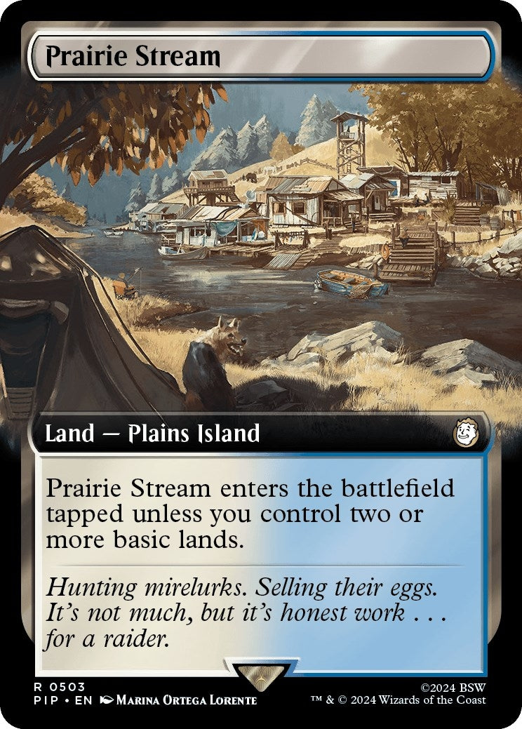 Image for Prairie Stream (Extended Art) (503) (PIP) - Magic: The Gathering