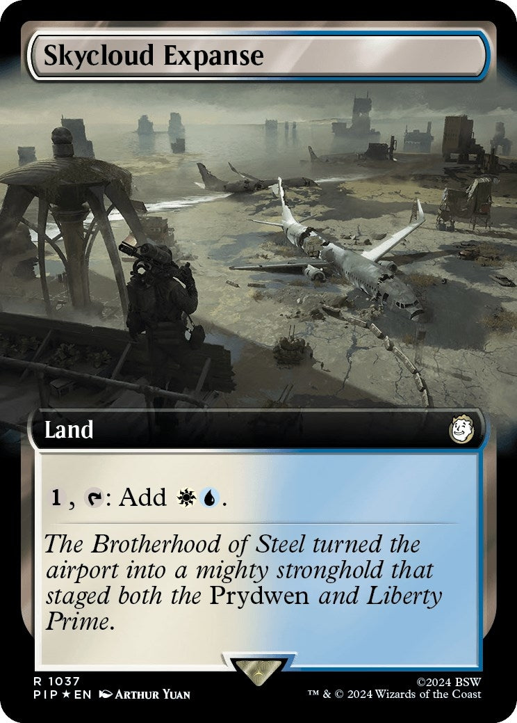 Image for Skycloud Expanse (Extended Art) (Surge Foil) (1037) (PIP) - Magic: The Gathering