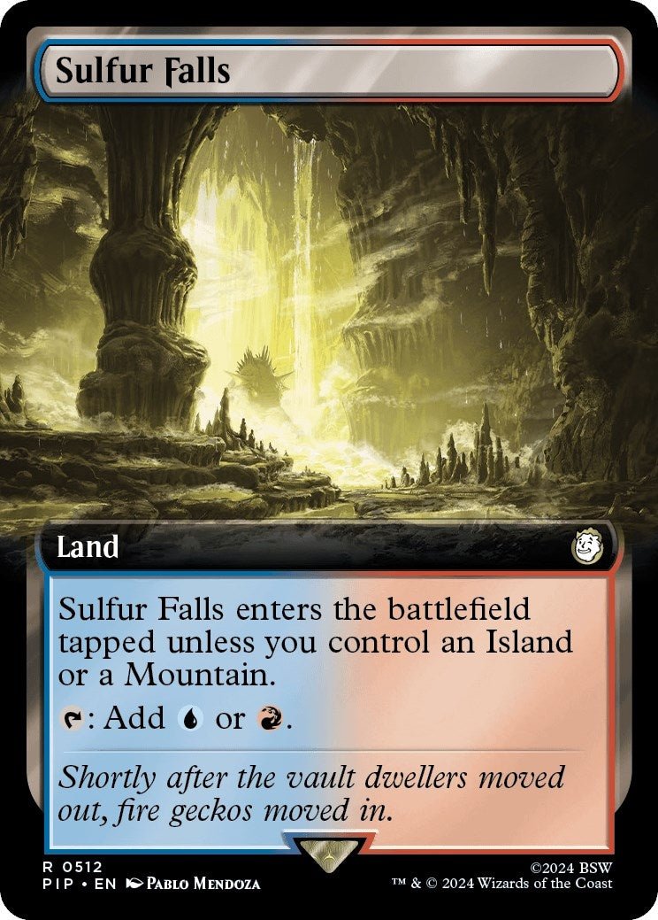 Image for Sulfur Falls (Extended Art) (512) (PIP) - Magic: The Gathering