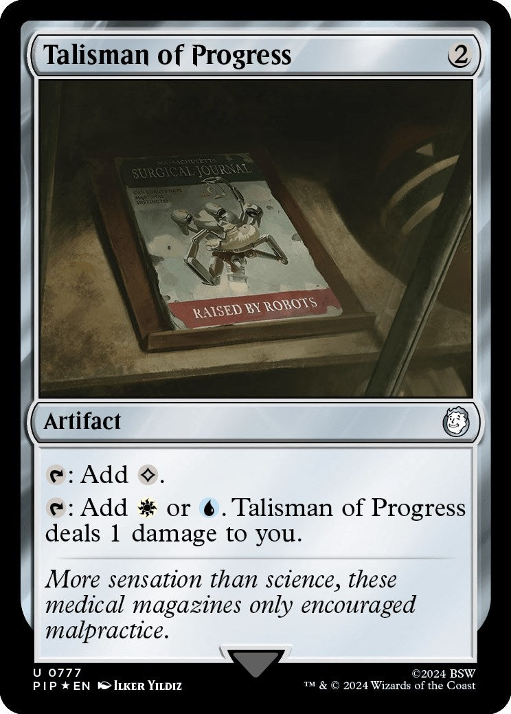 Image for Talisman of Progress (Surge Foil) (777) (PIP) - Magic: The Gathering